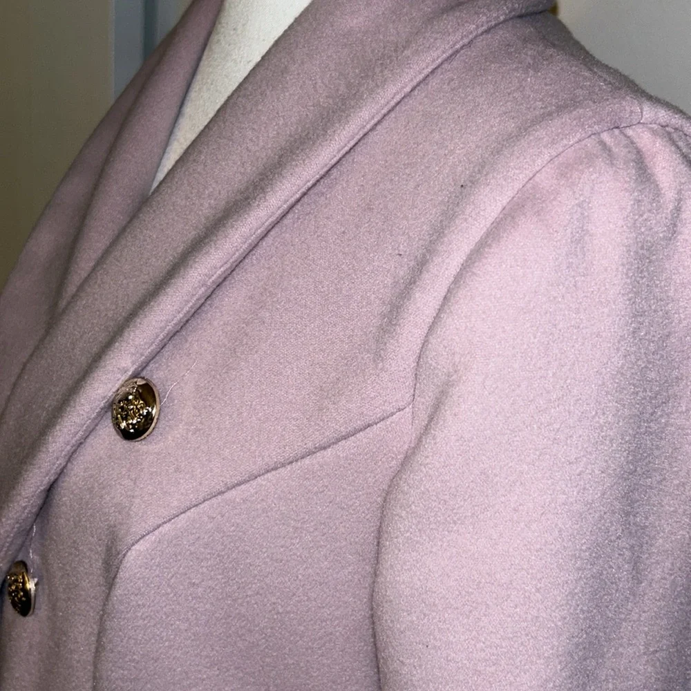 Dusty Pink Peacoat - Picture 6 of 12